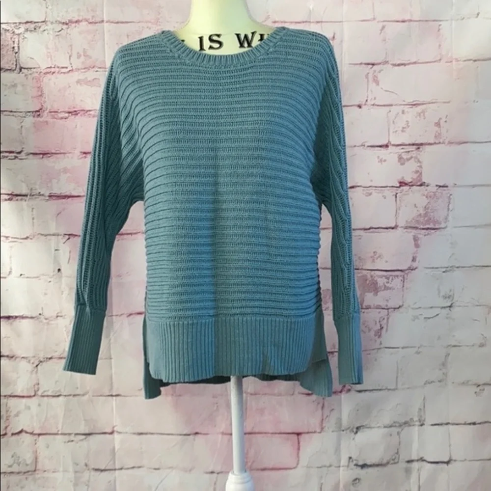 LOU & GREY Blue/Green Knitted Sweater
